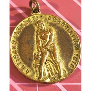 1916 Dieges & Clust Artisans Athletic Association Antique Running Medal Award